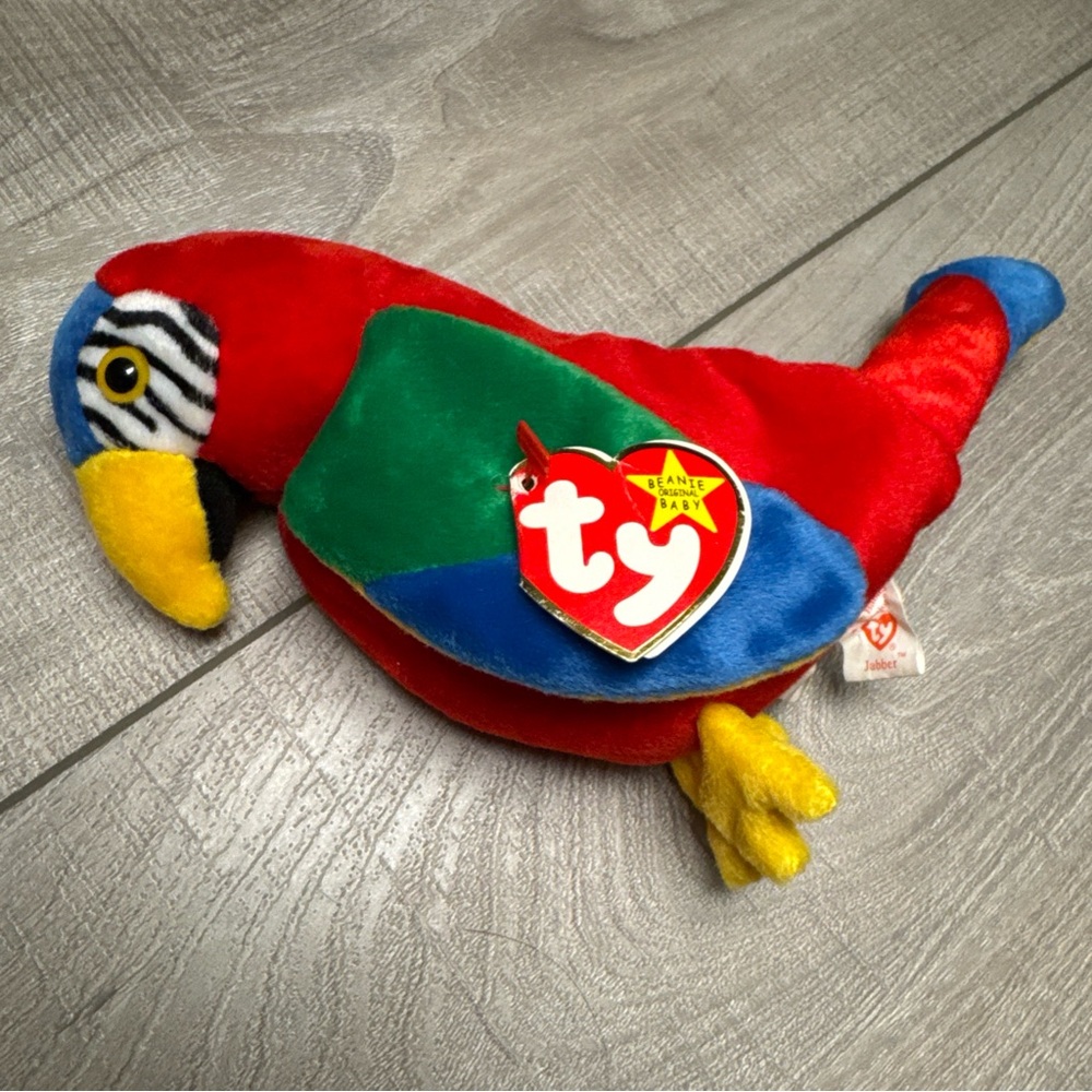 Ty Beanie Baby Lot 8 1990’s Jabber Stretch Whisper Bernie Goatee Canyon Mel Stin - Picture 5 of 16